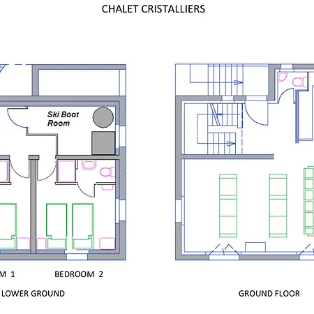 木屋 Cristalliers - 5 Bedroom Luxury In With Log Fire And Hot Tub